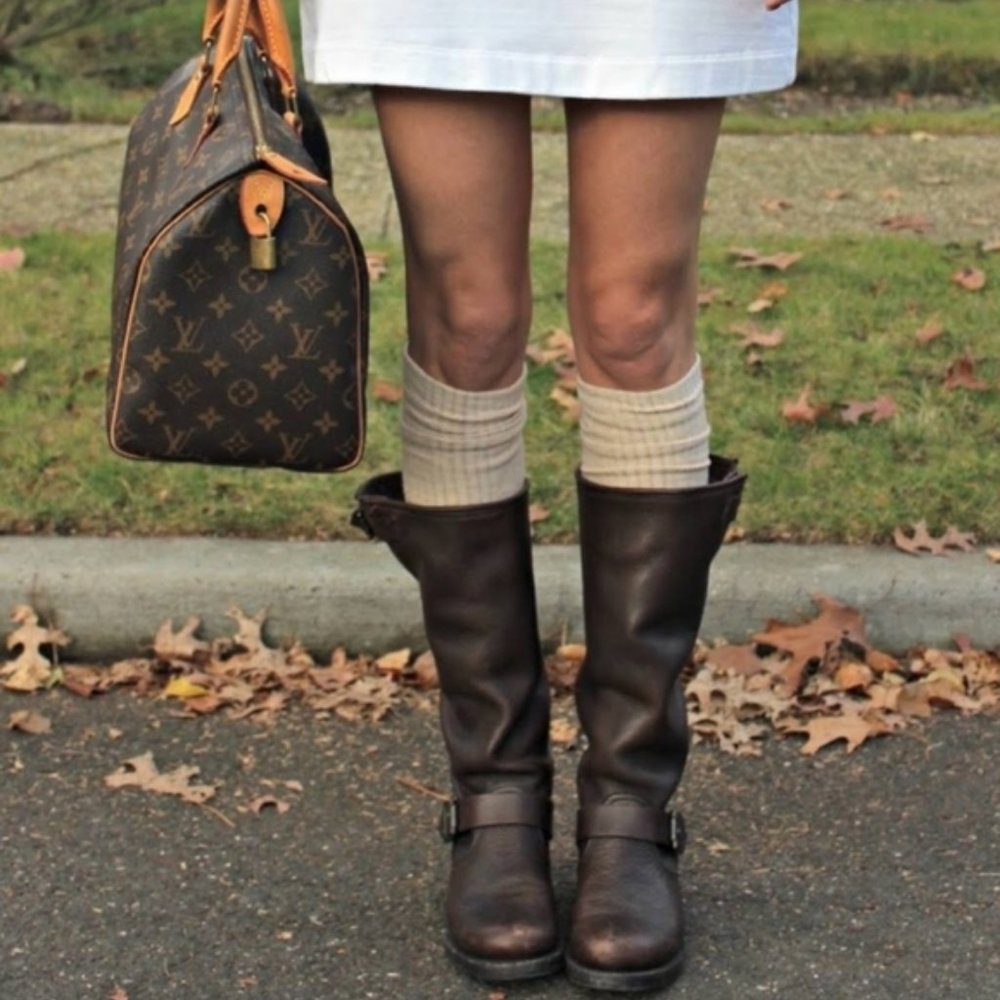 FRYE VERONICA SLOUCH - DARK BROWN